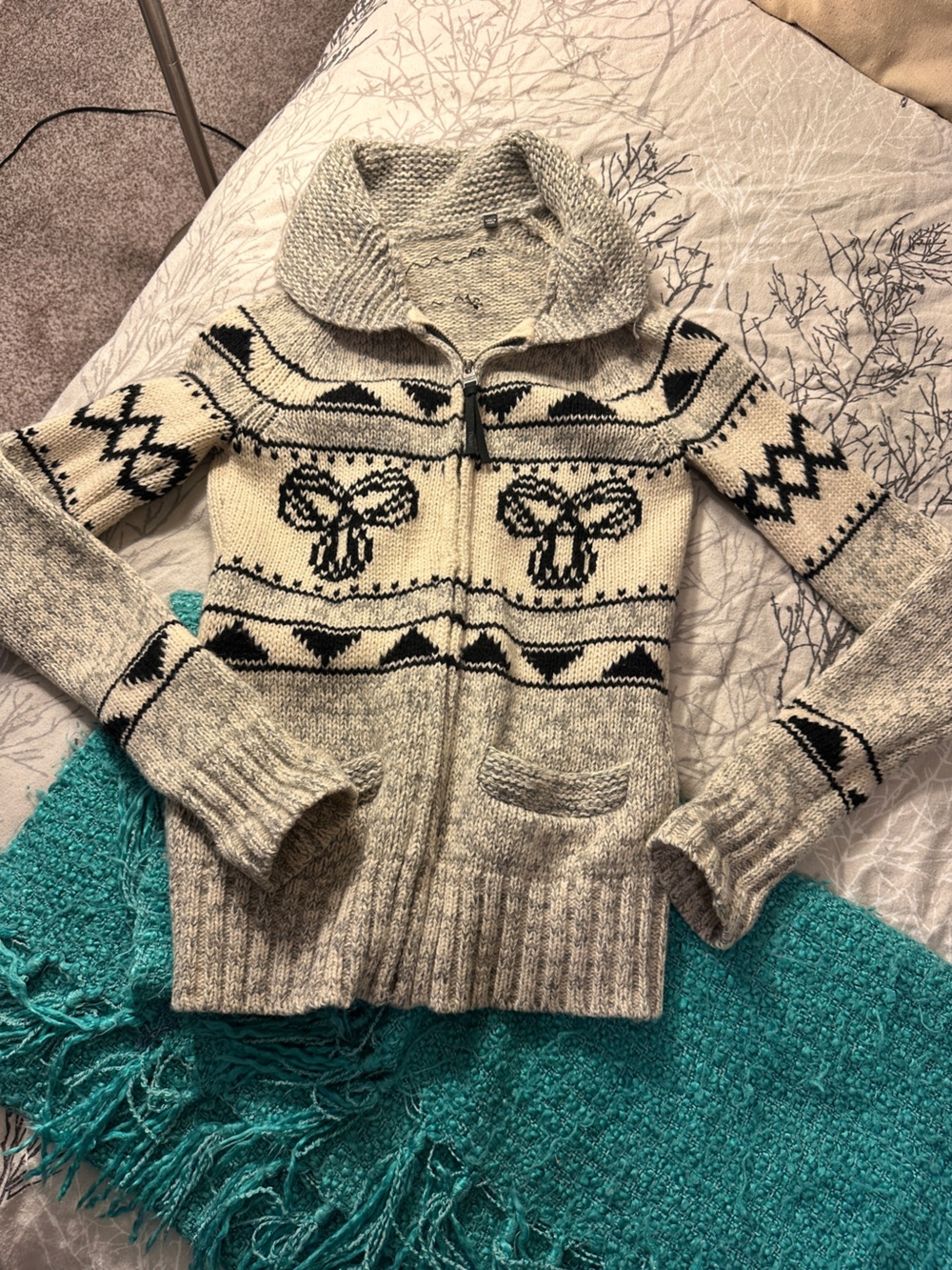 TNA Lambswool Zip Up